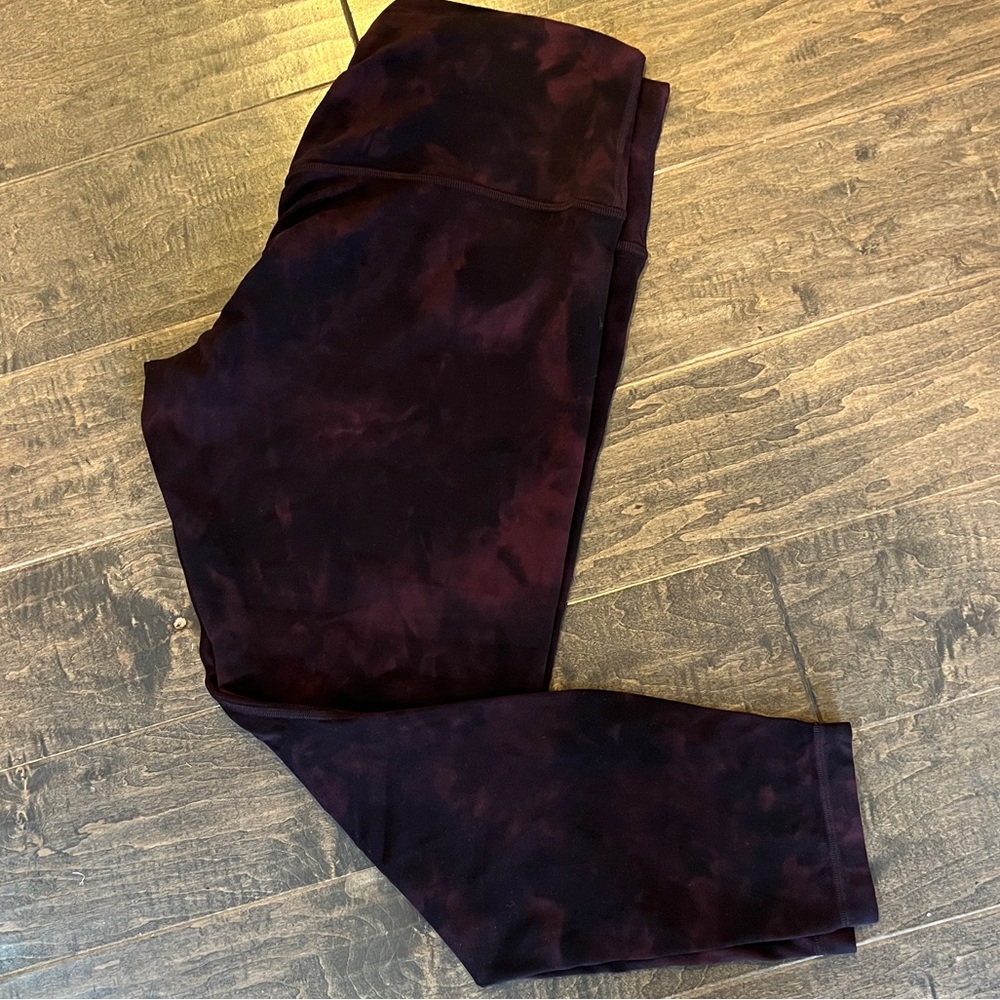 lululemon athletica Dark Maroon Pants GUC